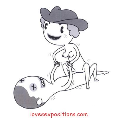 第04式 女牛仔式 Love Making Positions female cowboy